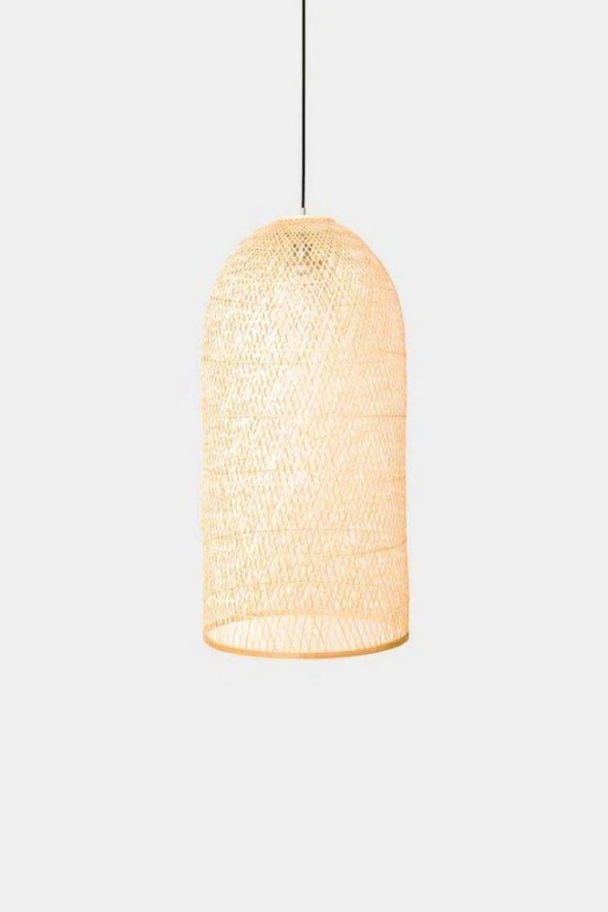 Ay Illuminate Hanglamp Cap Large Bamboe ø48cm 1 Ay Illuminate Hanglamp Cap Large Bamboe ø48cm