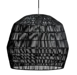 Ay Illuminate Hanglamp Nama 2 Zwart Rotan ø58cm