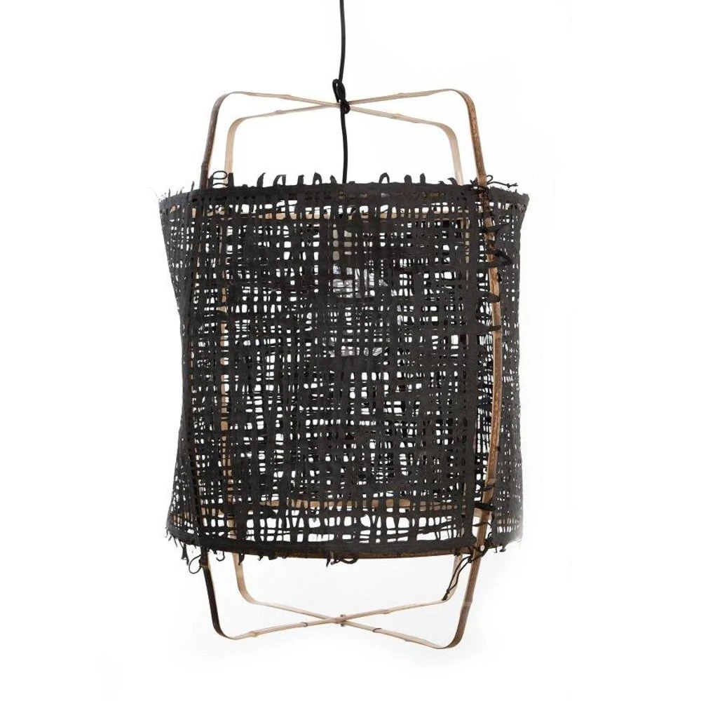 Ay Illuminate Hanglamp Z11 Bamboe Zwart Karton ø48,5x72,5cm 1 Ay Illuminate Hanglamp Z11 Bamboe Zwart Karton ø48,5x72,5cm