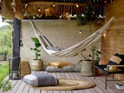 Bloomingville Effie Lantaarn - Bamboe/glas -Kwaliteitsmeubelwinkel bloomingville effie lantaarn bamboe glas 2