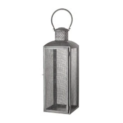 Bloomingville Lantaarn Metaal - Zwart L20xH57xW20 Cm