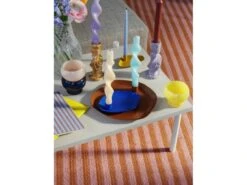 Broste Copenhagen Ada Vaas Crossstripe Lavendel Grijs - 14485073 -Kwaliteitsmeubelwinkel broste copenhagen ada vaas crossstripe lavendel gr 2