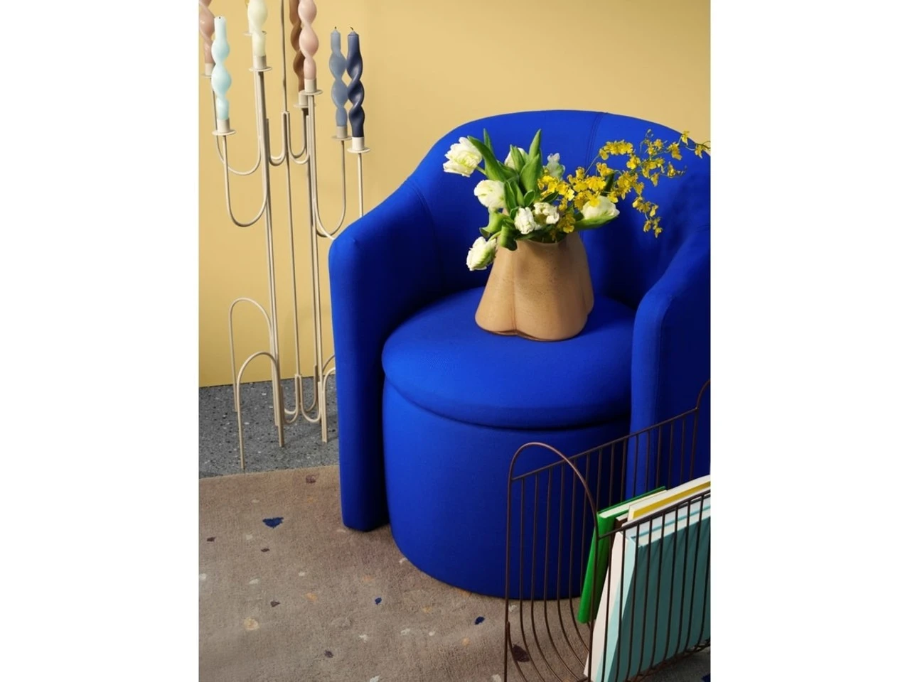 Broste Copenhagen Billie Vaas Goudgeel - 14485054 3 Broste Copenhagen Billie Vaas Goudgeel - 14485054 - Afbeelding 3