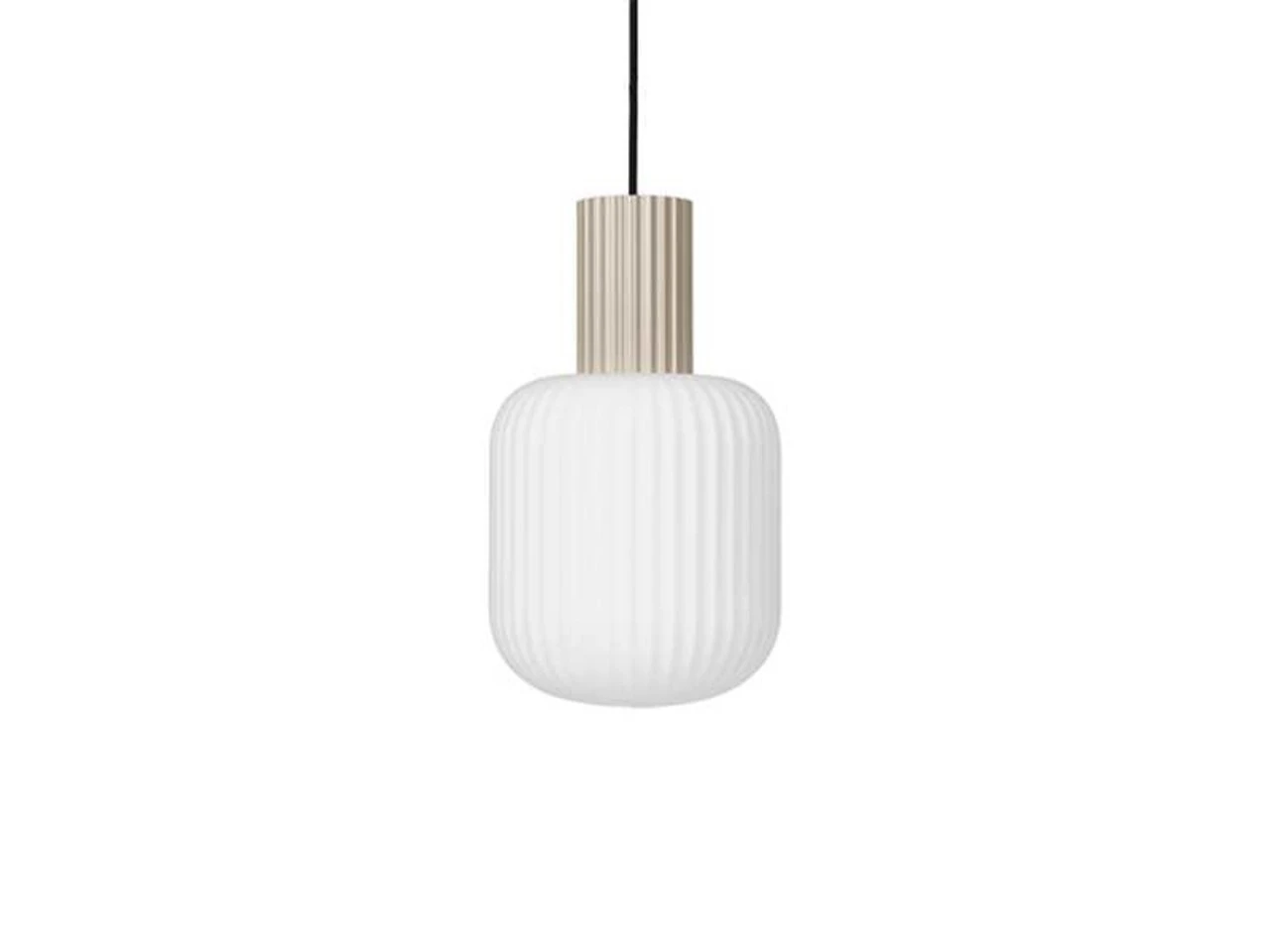 Broste Copenhagen Lolly Hanglamp Zand - Ø20XH34cm 1 Broste Copenhagen Lolly Hanglamp Zand - Ø20XH34cm