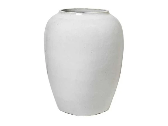 Broste Copenhagen Ray Vloervaas - Off White 2 Broste Copenhagen Ray Vloervaas - Off White - Afbeelding 2