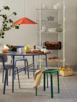 Broste Copenhagen Skirt Hanglamp Rood Ø60cm - 60080009 -Kwaliteitsmeubelwinkel broste copenhagen skirt hanglamp rood 60cm 6008000 3