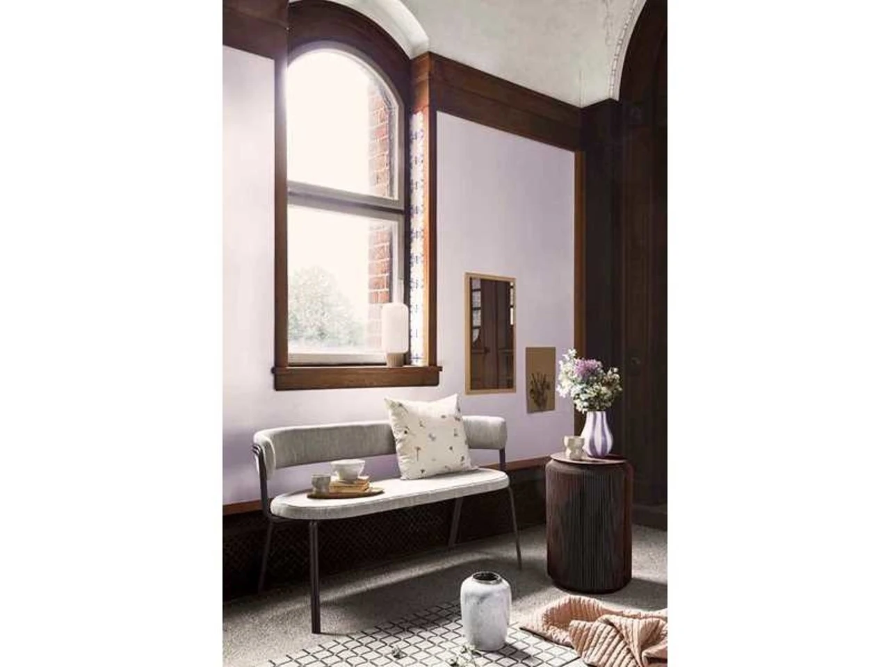 Broste Copenhagen Tenna Spiegel Peach - W46XL78XH3,3CM 2 Broste Copenhagen Tenna Spiegel Peach - W46XL78XH3,3CM - Afbeelding 2