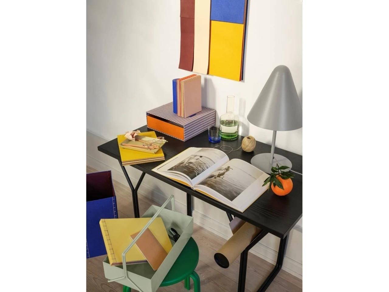 Broste Copenhagen Tully Opbergbox Turquoise - 71177655 3 Broste Copenhagen Tully Opbergbox Turquoise - 71177655 - Afbeelding 3