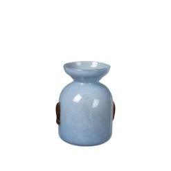 Broste Copenhagen Vera Vaas Blauw Ø21cm - 14485041
