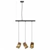 Graypants Moa Linear3 Hanglamp Bruin Ø15x54cm