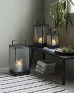 House Doctor Blaze Lantaarn Antiek Zwart H50cm - 203990705 -Kwaliteitsmeubelwinkel house doctor blaze lantaarn antiek zwart h50cm 203 4