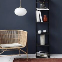 House Doctor Opal Hanglamp Messing Met Wit Glazen Kap -Kwaliteitsmeubelwinkel house doctor opal hanglamp messing met wit glazen 2