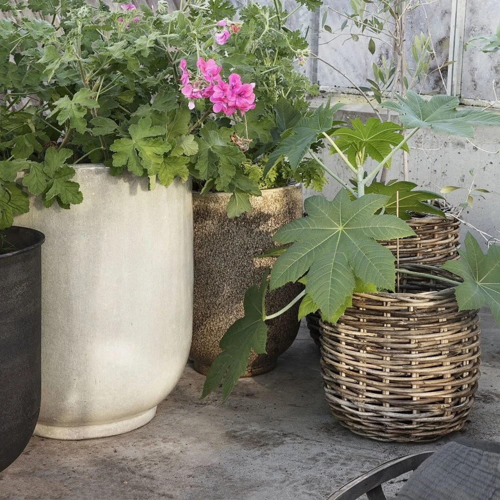 House Doctor Pho Bloempot Set Nougat 2 House Doctor Pho Bloempot Set Nougat - Afbeelding 2