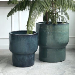 House Doctor Terra Bloempot - Groen ∅50cm -Kwaliteitsmeubelwinkel house doctor terra bloempot groen 50cm 2