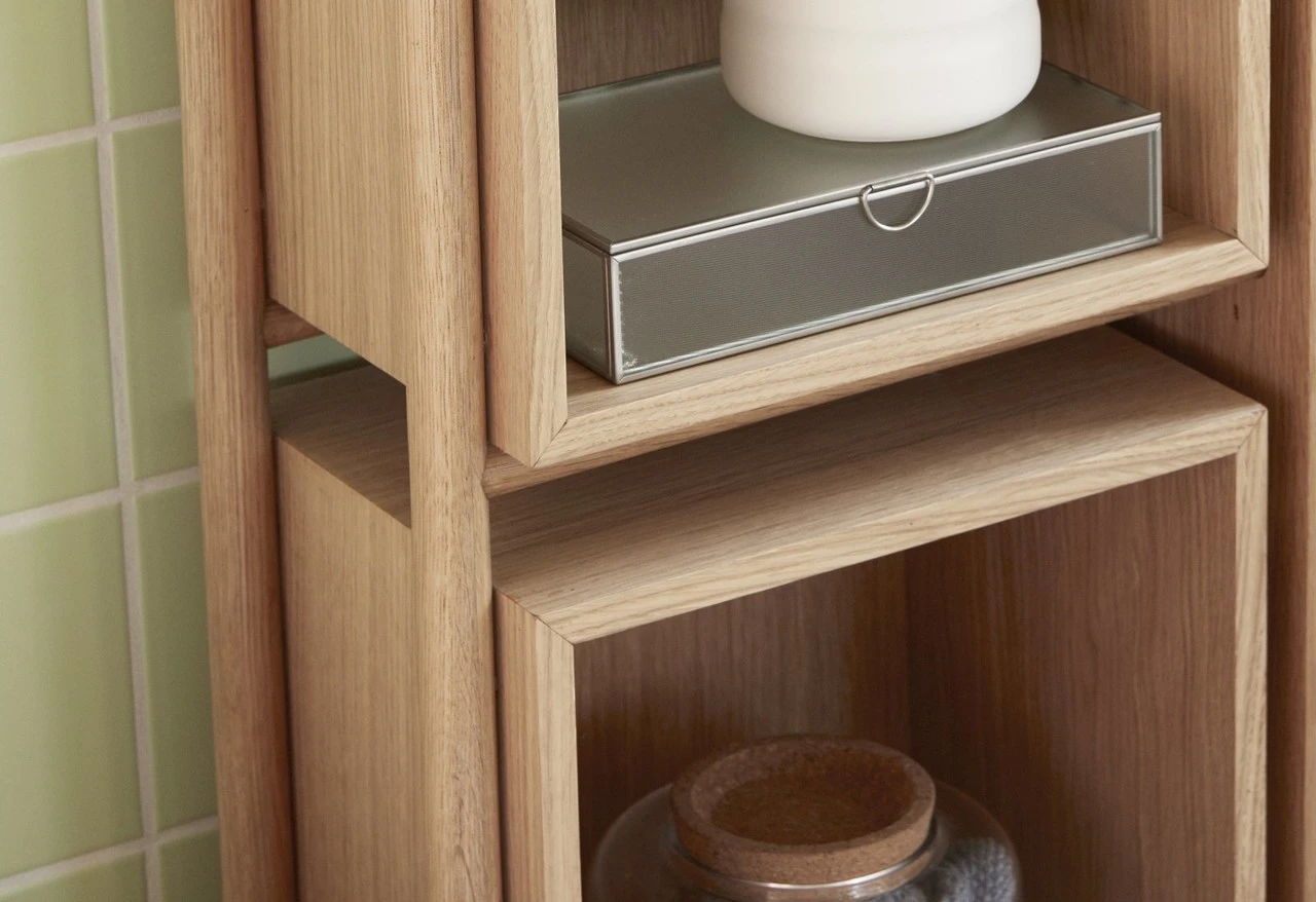 Hubsch Glazen Box Mat Zilver - Set Van 3 Stuks 3 Hubsch Glazen Box Mat Zilver - Set Van 3 Stuks - Afbeelding 3