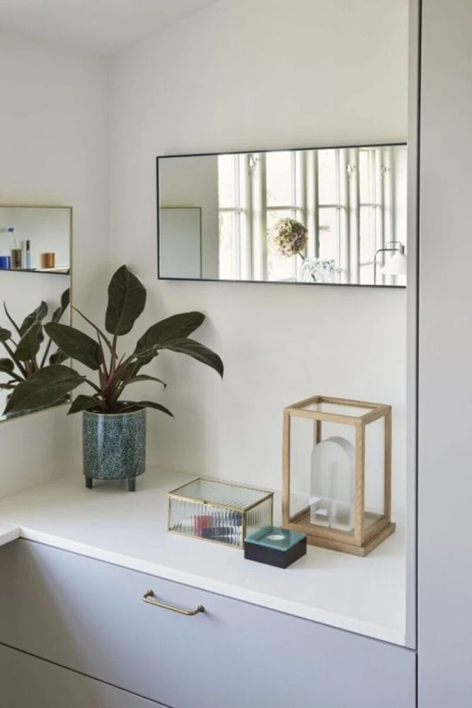 Hubsch Shine Spiegel Large Petrol - 021506 4 Hubsch Shine Spiegel Large Petrol - 021506 - Afbeelding 4