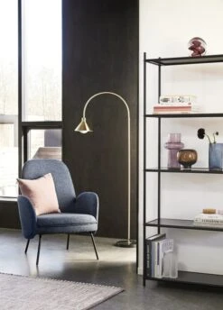 Hubsch Vloerlamp Metaal/marmer - Messing -Kwaliteitsmeubelwinkel hubsch vloerlamp metaal marmer messing 2