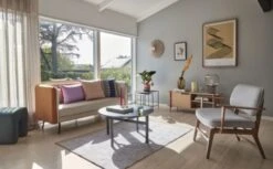 Hubsch Wandlamp Textiel Metaal - Zand/messing -Kwaliteitsmeubelwinkel hubsch wandlamp textiel metaal zand messing 4