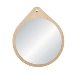 Hubsch Wandspiegel Rond Eikenhout - Naturel 9 Hubsch Wandspiegel Rond Eikenhout - Naturel -Kwaliteitsmeubelwinkel hubsch wandspiegel rond eikenhout naturel 3