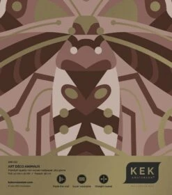 KEK Amsterdam Art Deco Goud Behang Animaux Beetle - Taupe 7 KEK Amsterdam Art Deco Goud Behang Animaux Beetle - Taupe -Kwaliteitsmeubelwinkel kek amsterdam art deco goud behang animaux beetle 3
