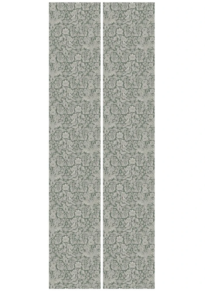 KEK Amsterdam Bloemen Behang Groen 100x280cm FR-004 4 KEK Amsterdam Bloemen Behang Groen 100x280cm FR-004 - Afbeelding 4