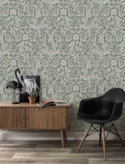 KEK Amsterdam Bloemen Behang Groen 100x280cm FR-004 10 KEK Amsterdam Bloemen Behang Groen 100x280cm FR-004 -Kwaliteitsmeubelwinkel kek amsterdam bloemen behang groen 100x280cm fr 00 4