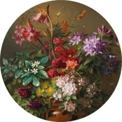 KEK Amsterdam Bloemen Behangcirkel SC-076 ø142,5cm
