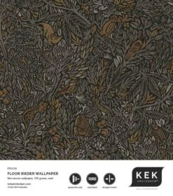 KEK Amsterdam Botanisch Patroon Behang 100x280cm FR-019 -Kwaliteitsmeubelwinkel kek amsterdam botanisch patroon behang 100x280cm f 24