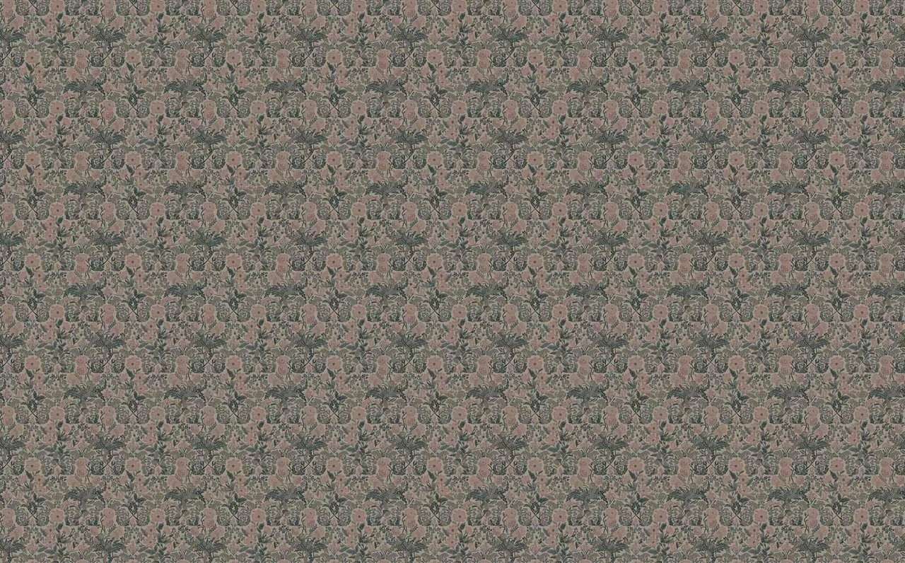 KEK Amsterdam Botanisch Patroon Behang 100x280cm FR-009 4 KEK Amsterdam Botanisch Patroon Behang 100x280cm FR-009 - Afbeelding 4