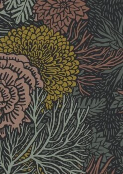 KEK Amsterdam Botanisch Patroon Behang 100x280cm FR-017