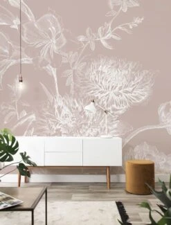 KEK Amsterdam Engraved Bloemen Behang Nude WP-759 400x280cm -Kwaliteitsmeubelwinkel kek amsterdam engraved bloemen behang nude wp 759 4