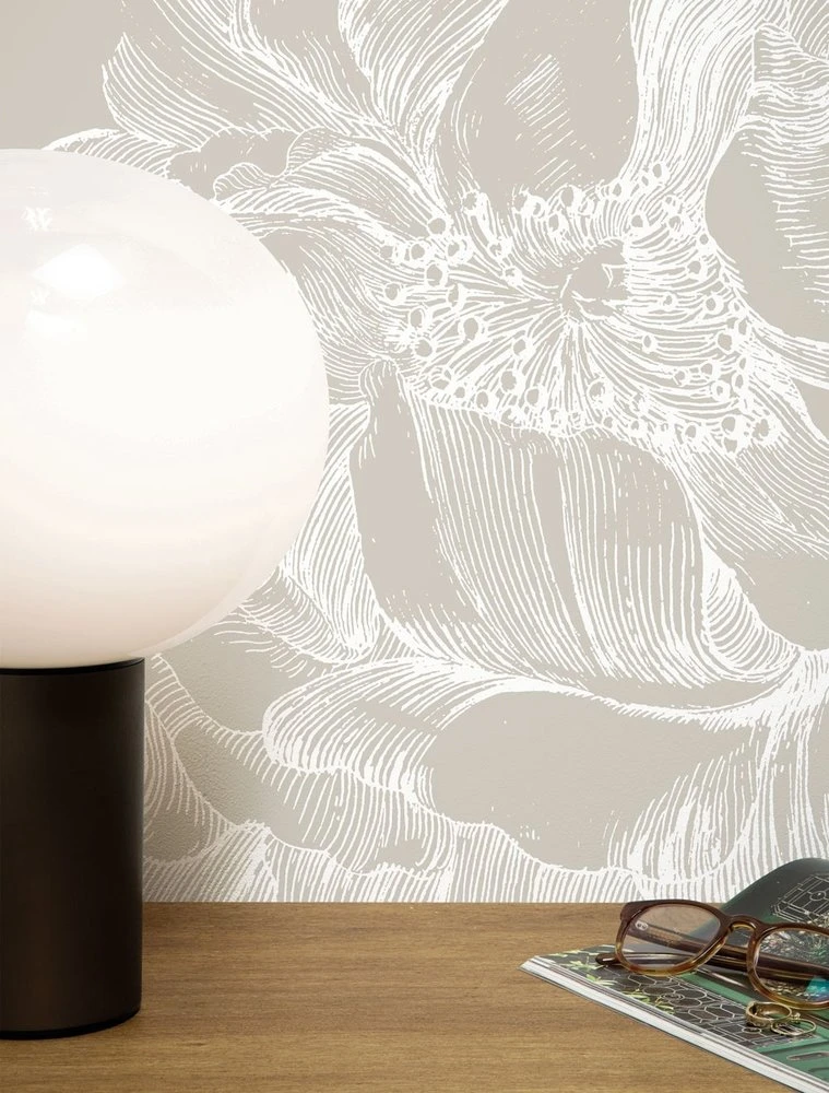 KEK Amsterdam Engraved Bloemen Behang WP-749 Grijs 400x280cm 6 KEK Amsterdam Engraved Bloemen Behang WP-749 Grijs 400x280cm - Afbeelding 6