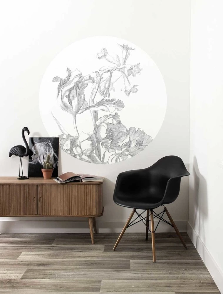 KEK Amsterdam Engraved Flowers Behangcirkel BC-059 - ø237,5cm 3 KEK Amsterdam Engraved Flowers Behangcirkel BC-059 - ø237,5cm - Afbeelding 3