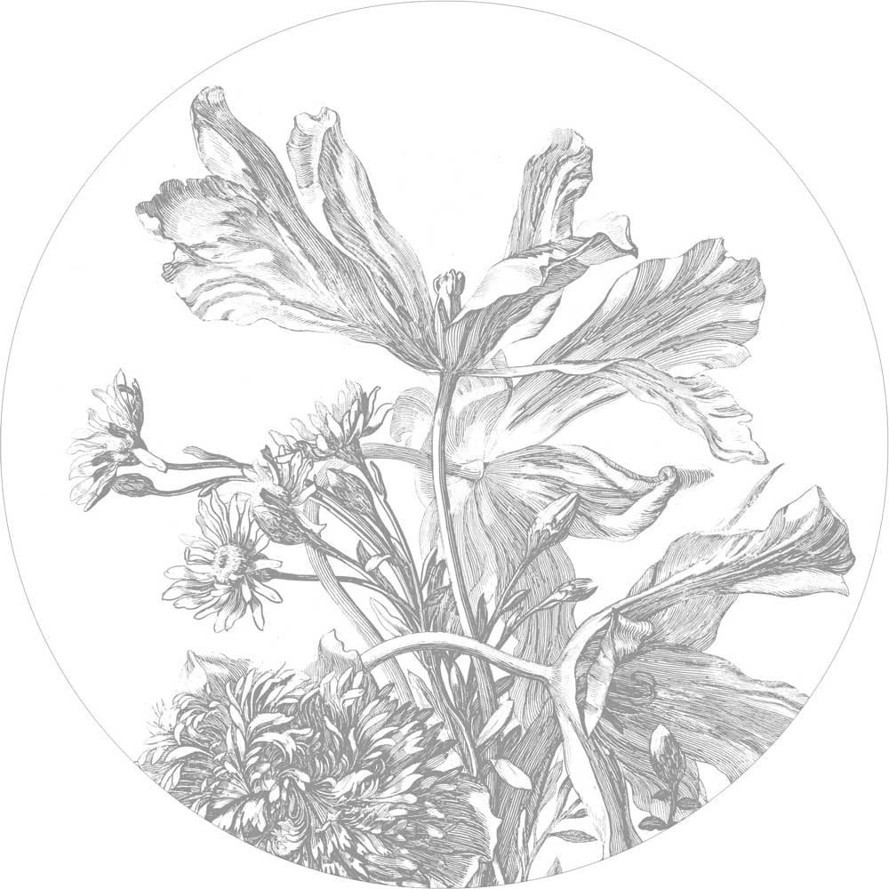 KEK Amsterdam Engraved Flowers Behangcirkel SC-060 - ø142,5cm 1 KEK Amsterdam Engraved Flowers Behangcirkel SC-060 - ø142,5cm