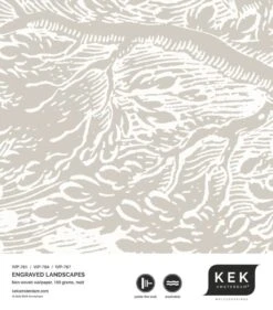 KEK Amsterdam Engraved Landschappen Behang Grijs WP-767- 400x280cm -Kwaliteitsmeubelwinkel kek amsterdam engraved landschappen behang grijs w 7