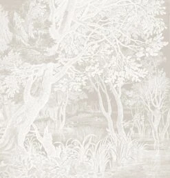 KEK Amsterdam Engraved Landschappen Behang WP-764 Grijs 300x280cm