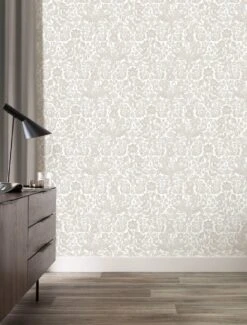 KEK Amsterdam Getekende Bloemen Behang 100x280cm Beige - FR-005 -Kwaliteitsmeubelwinkel kek amsterdam getekende bloemen behang 100x280cm b 6