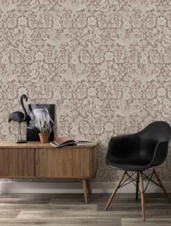 KEK Amsterdam Getekende Bloemen Behang 100x280cm Nude - FR-002 -Kwaliteitsmeubelwinkel kek amsterdam getekende bloemen behang 100x280cm n 4