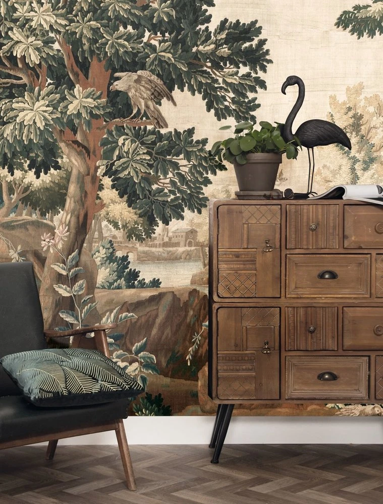 KEK Amsterdam Golden Age Landschappen Behang WP-782 200x280cm 4 KEK Amsterdam Golden Age Landschappen Behang WP-782 200x280cm - Afbeelding 4