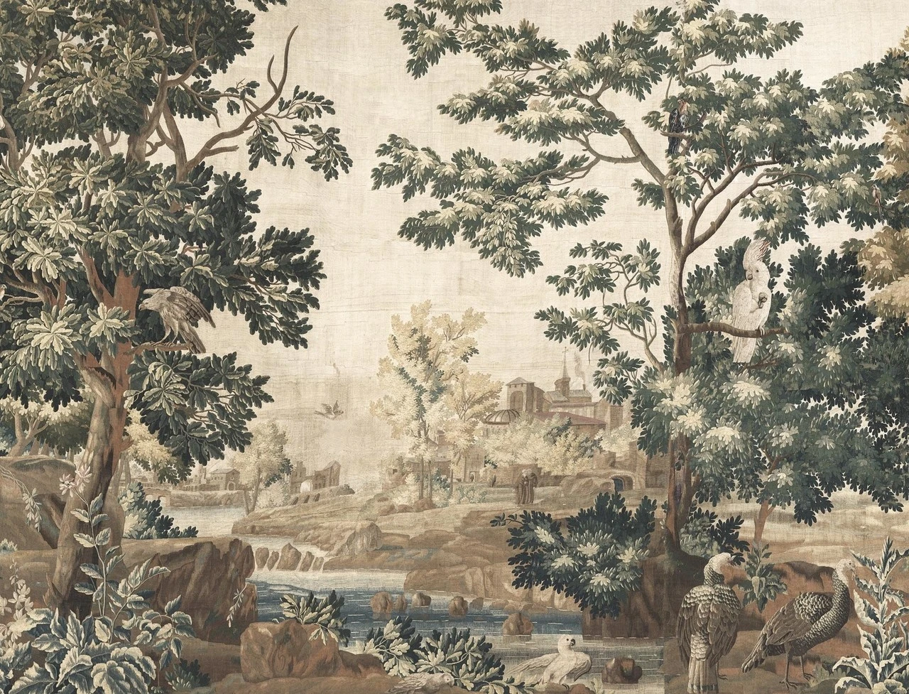 KEK Amsterdam Golden Age Landschappen Behang WP-782 200x280cm 1 KEK Amsterdam Golden Age Landschappen Behang WP-782 200x280cm