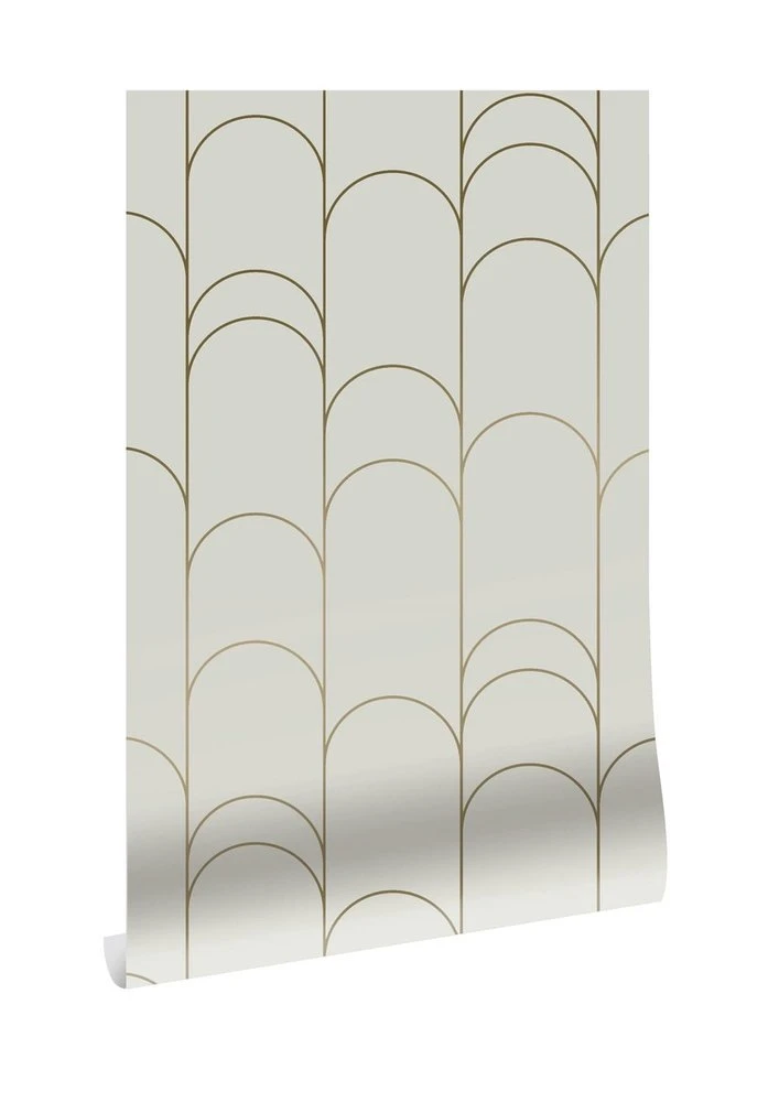 KEK Amsterdam Golden Lines Behang 100x280cm Zand/goud MW-068 1 KEK Amsterdam Golden Lines Behang 100x280cm Zand/goud MW-068