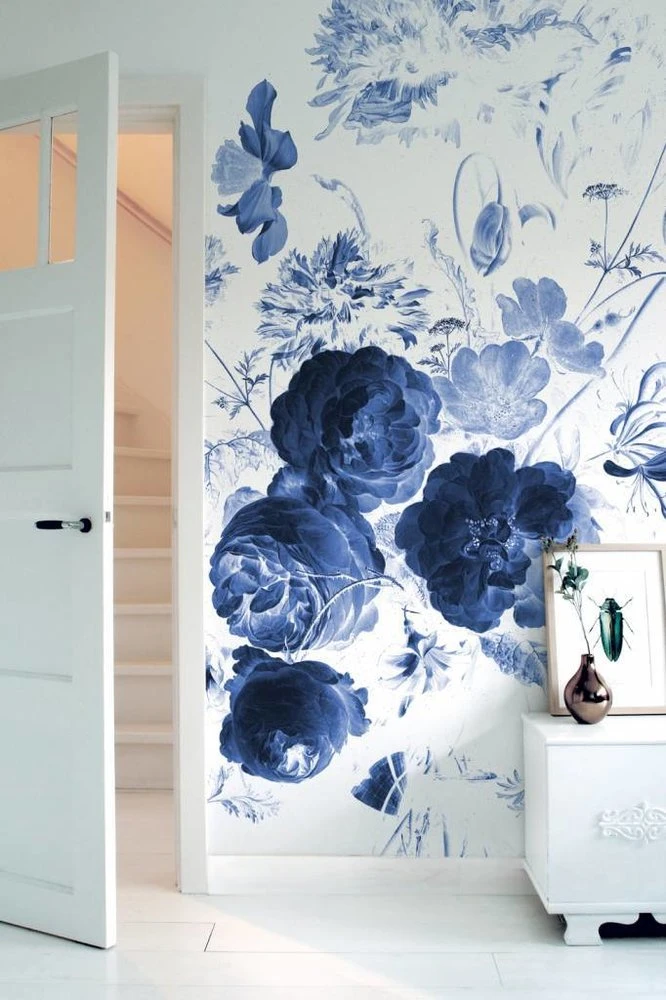KEK Amsterdam Royal Blue Flowers I Bloemen Behang 5 KEK Amsterdam Royal Blue Flowers I Bloemen Behang - Afbeelding 5