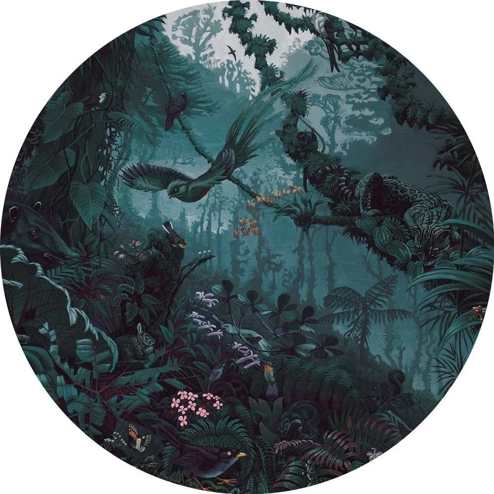 KEK Amsterdam Tropical Landscapes Cirkelbehang SC-087 - ø 142,5 Cm 1 KEK Amsterdam Tropical Landscapes Cirkelbehang SC-087 - ø 142,5 Cm