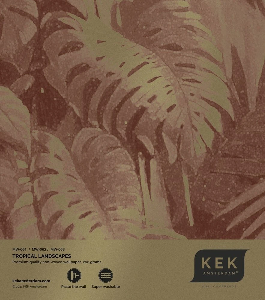 KEK Amsterdam Tropical Landscapes Goud Behang MW-062 - 300x280cm 3 KEK Amsterdam Tropical Landscapes Goud Behang MW-062 - 300x280cm - Afbeelding 3