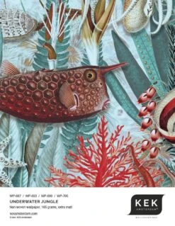 KEK Amsterdam Underwater Jungle Fotobehang WP-687 - 194,8 X 280 Cm -Kwaliteitsmeubelwinkel kek amsterdam underwater jungle fotobehang wp 687 6