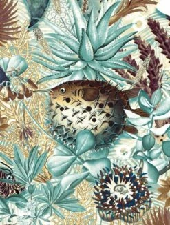 KEK Amsterdam Underwater Jungle Fotobehang WP-689 - 292,2 X 280 Cm -Kwaliteitsmeubelwinkel kek amsterdam underwater jungle fotobehang wp 689 2