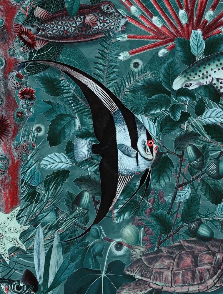 KEK Amsterdam Underwater Jungle Fotobehang WP-692 - 292,2 X 280 Cm 2 KEK Amsterdam Underwater Jungle Fotobehang WP-692 - 292,2 X 280 Cm - Afbeelding 2