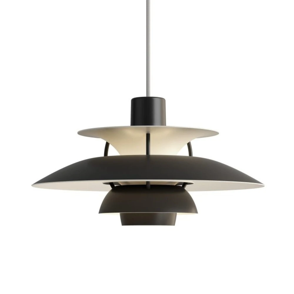 Louis Poulsen PH 5 Mini Hanglamp Monochrome Black - 5741104639 1 Louis Poulsen PH 5 Mini Hanglamp Monochrome Black - 5741104639