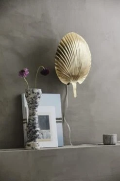 Nordal Gro Wandlamp - Goud -Kwaliteitsmeubelwinkel nordal gro wandlamp goud 2