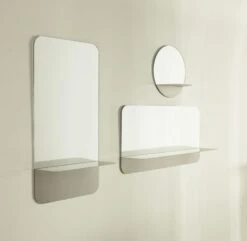 Normann Copenhagen Horizon Spiegel Verticaal Roestvrijstaal - 605712 -Kwaliteitsmeubelwinkel normann copenhagen horizon spiegel verticaal roest 3